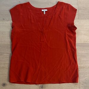 Joie Scarlet Cap Sleeve Blouse